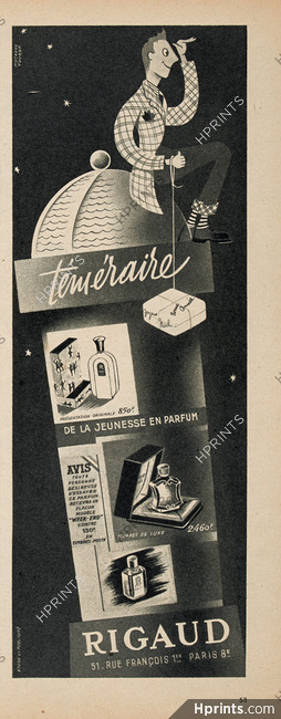 Rigaud (Perfumes) 1952 Téméraire