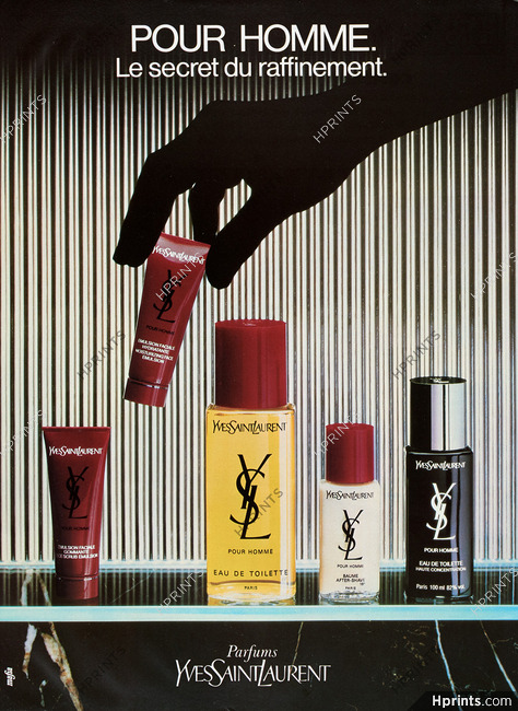 Yves Saint Laurent (Perfumes) 1983 Pour Homme