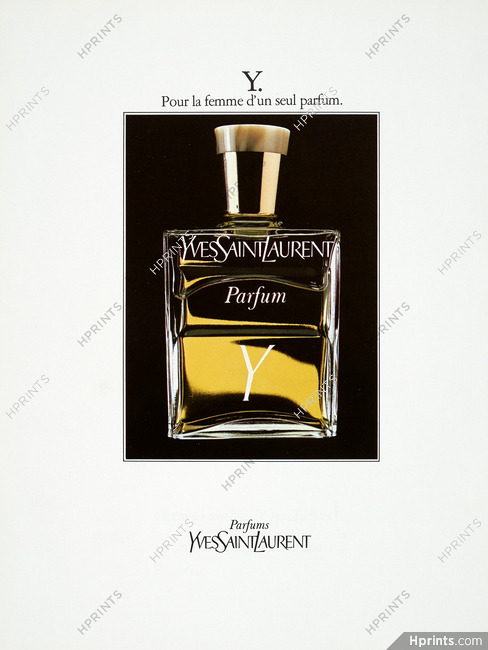 Yves Saint-Laurent (Perfumes) 1980 ''Y''