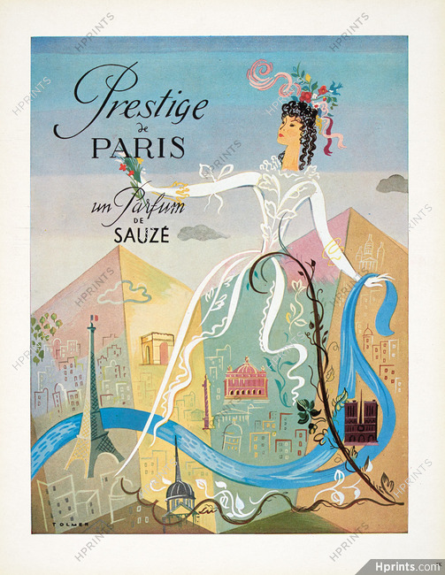 Sauzé (Perfumes) 1947 Prestige De Paris, Claude Tolmer