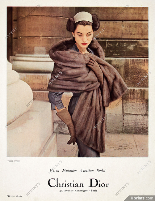 Christian Dior (Fur Clothing) 1951 Vison