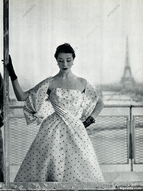 Givenchy 1955 Eiffel Tower, Strapless Dress, Abraham, Bettina