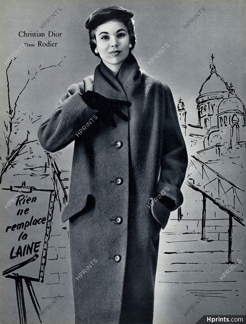 Christian Dior 1954 Rodier, Photo Gene Fenn