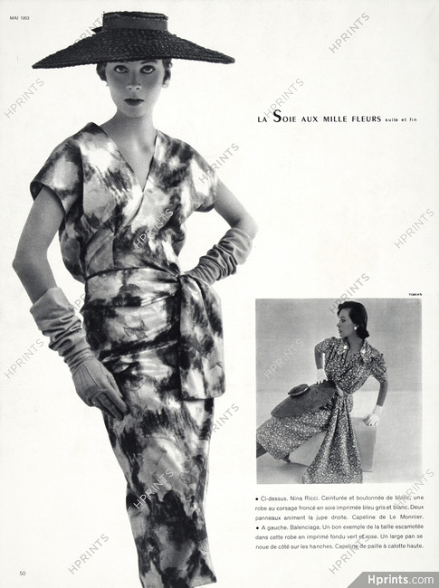 Balenciaga 1953 Silk dress, Photo Tobias