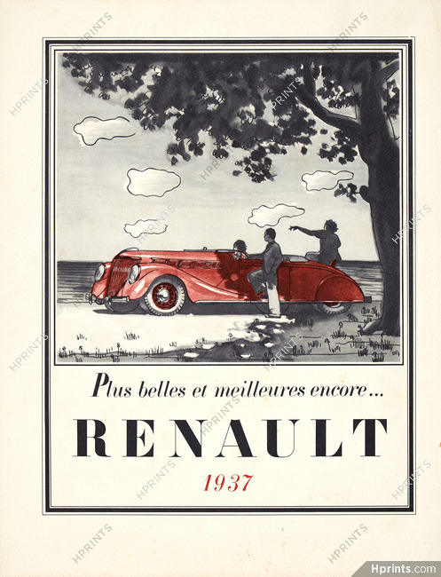 Renault 1937 "Plus belles et meilleures encore..."