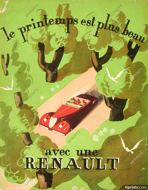 Renault 1939 "Le printemps est plus beau...", Spring