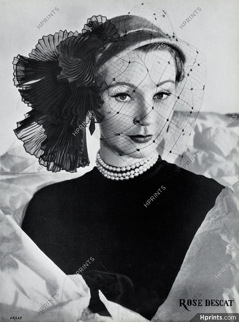 Rose Descat 1952 Photo Arsac