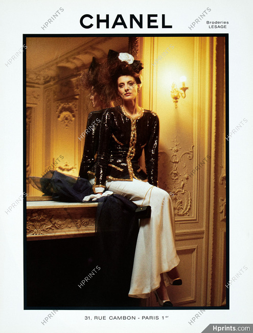 Chanel 1986 Inès de la Fressange Jewels Karl Lagerfeld Camelia