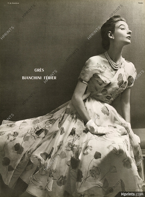 Grès 1953 Photo Pottier, Summer Dress