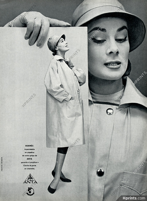 Hermès (Couture) 1956 Imperméable, Anta, Photo Bukzin