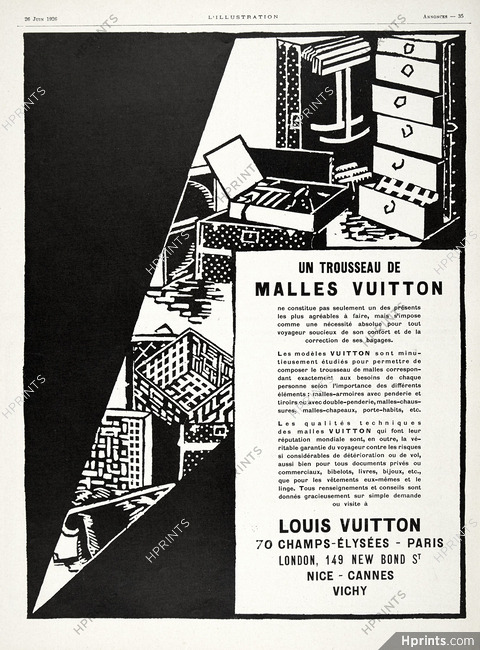 Louis Vuitton 1926 Trousseau de Malles (L)