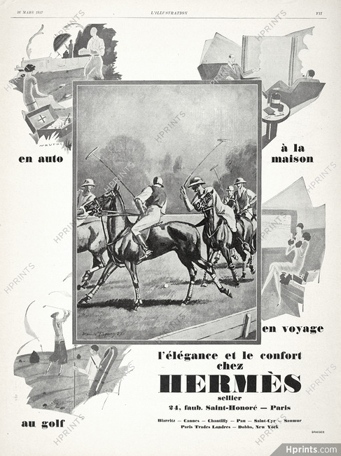 Hermès 1927 Polo, Maurice Taquoy & Naurac