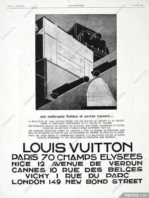 Louis Vuitton (Luggage) 1928 Malle-Auto