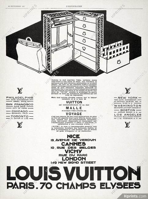 Louis Vuitton (Luggage) 1927 Handbag, Suitcase, Trunk