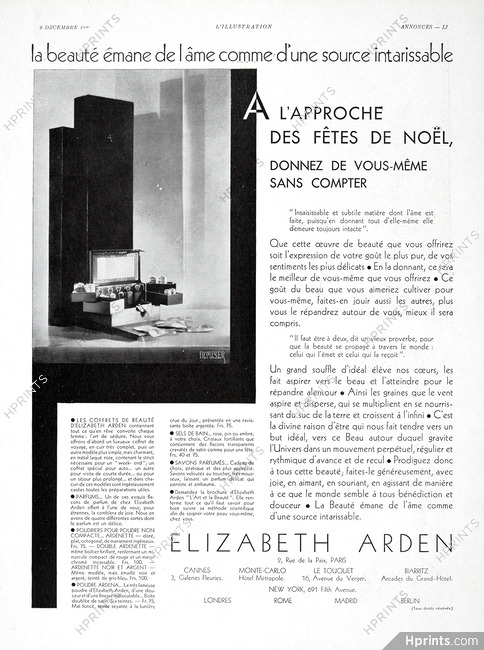 Elizabeth Arden (Cosmetics) 1930 Demeyer