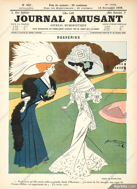 Portalez 1908 Rosseries, Elegant Parisienne