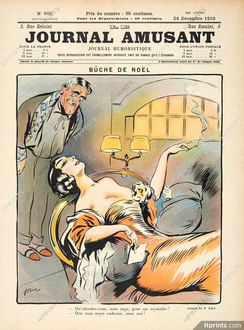 Ferdinand Bac 1910 Bûche de Noël
