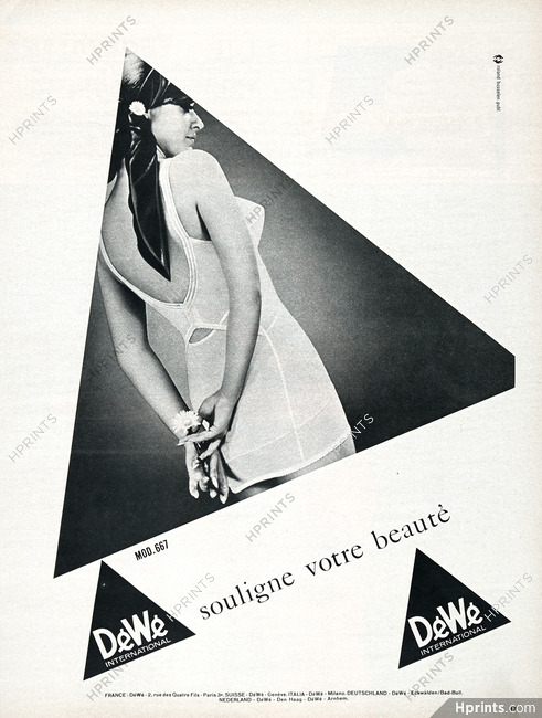 Déwé (Lingerie) 1966 Combiné