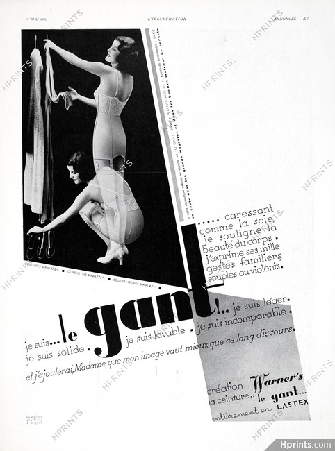 Warner's Lingerie (p.2) — Vintage original prints and images