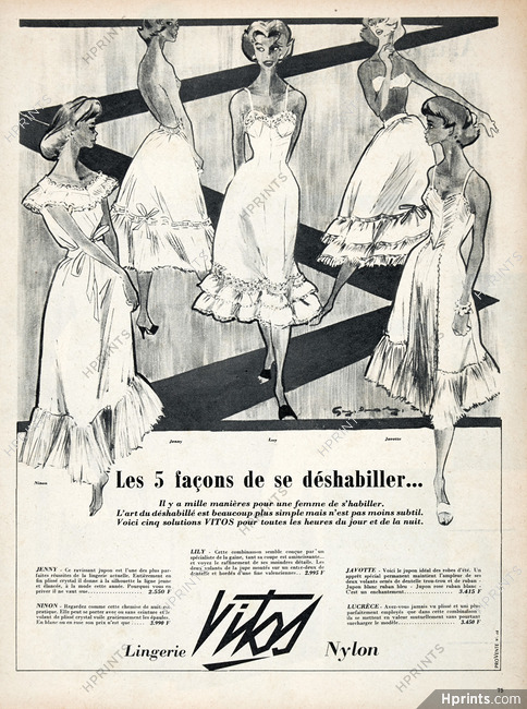 Vitos (Lingerie) 1956 Guy Demachy