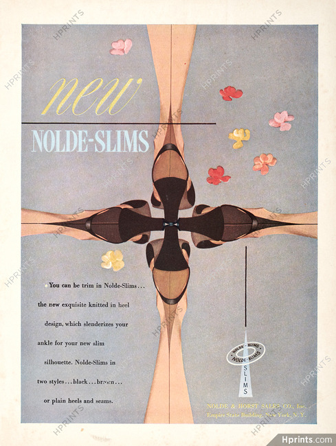Nolde Nylons (Stockings) 1950