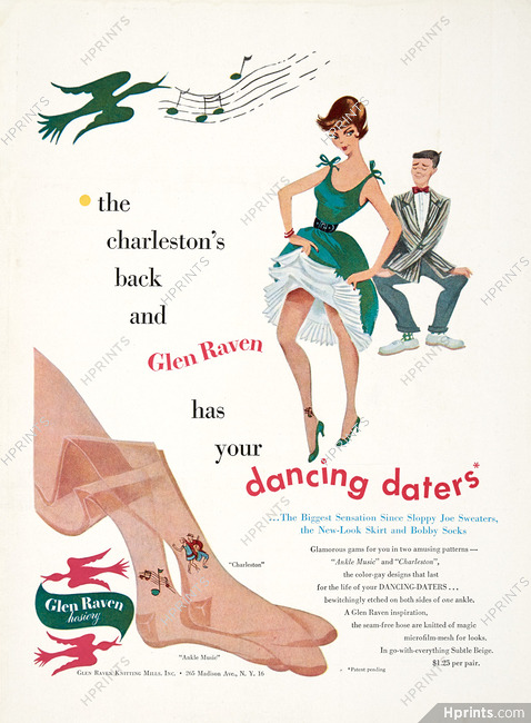 Glen Raven (Hosiery) 1950 Stockings