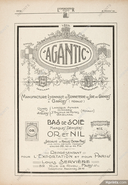 Agantic (Lingerie) 1921 Stockings