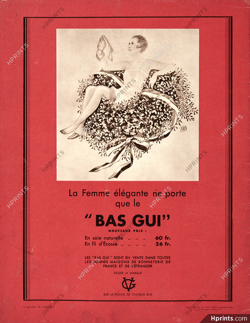 Bas Gui (Hosiery) 1931 Georges Léonnec