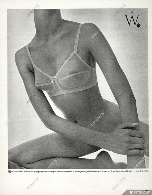 Warner's (Lingerie) 1970 'W' Bra — Advertisement