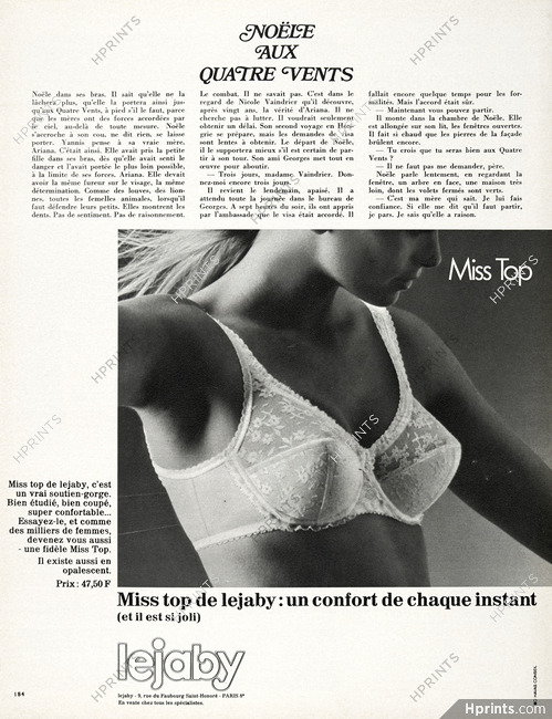 Lejaby 1971 Miss top