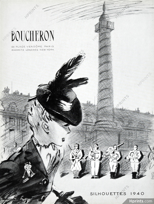 Boucheron 1940 Military Clips, Jacques Demachy, Place Vendôme
