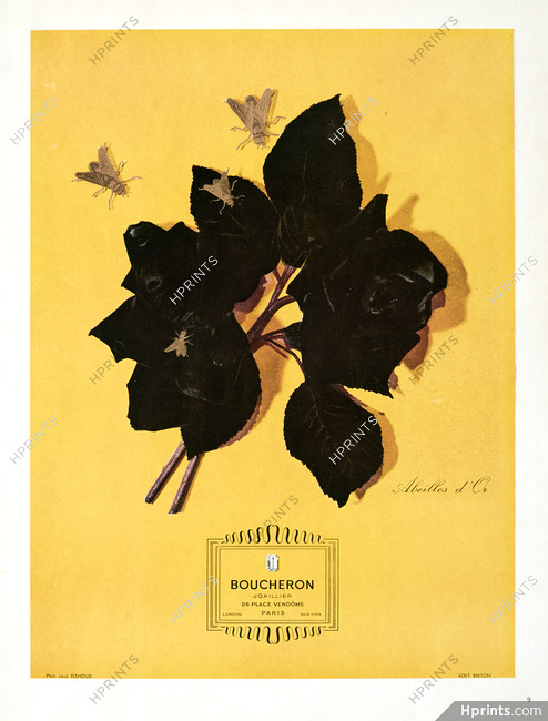 Boucheron 1947 Gold Bees Clips, Abeilles d'Or, Photo Elshoud