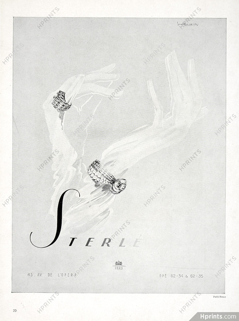 Sterlé 1948 Hand, Bracelet, Ring