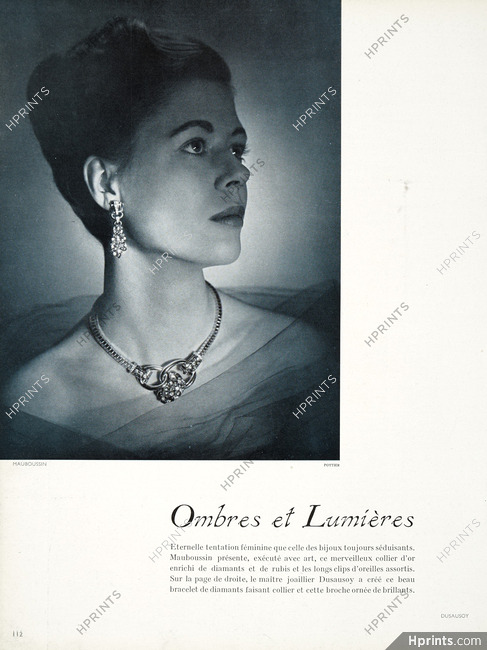 Mauboussin 1947 Necklace, Earrings