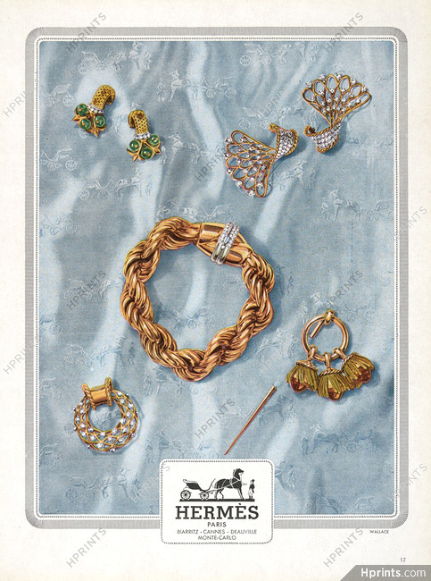 Hermès (Jewels) 1948 Broche, Bracelet, Clip