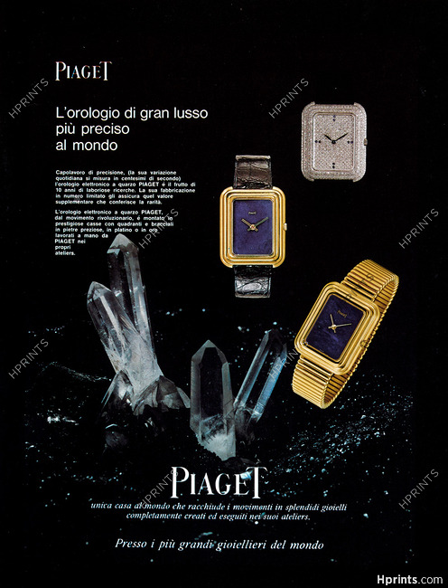 Piaget (Watches) 1971 Italian version