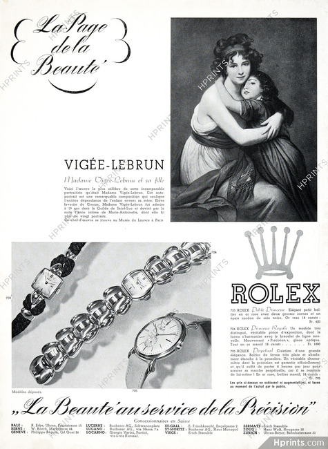 Rolex (Watches) 1943 Vigée-Lebrun