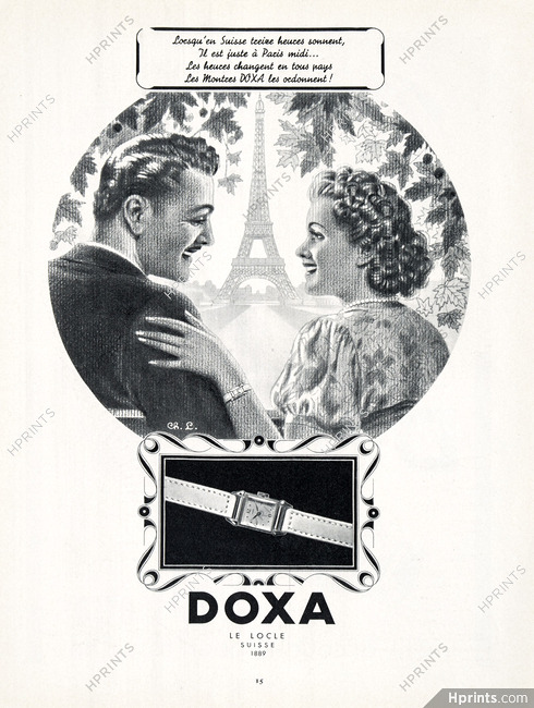 Doxa (Watches) 1949 Eiffel Tower, Charles Lemmel