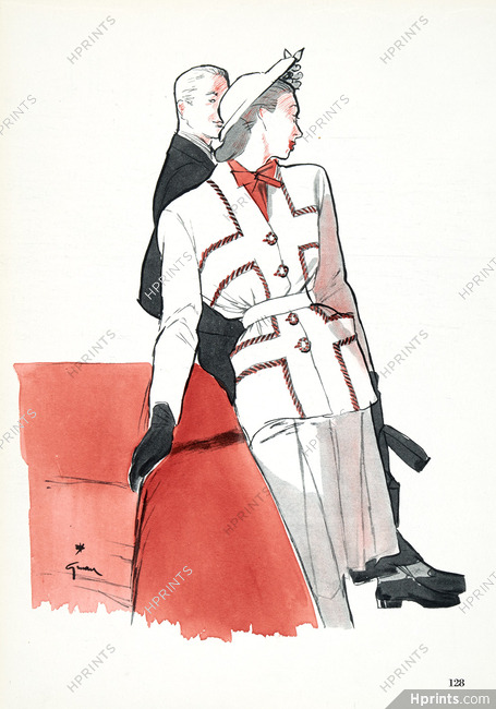 Bruyère 1946 René Gruau, Fashion Illustration
