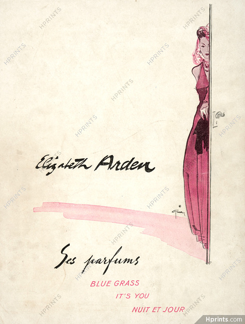 Elizabeth Arden (Perfumes) 1941 René Gruau