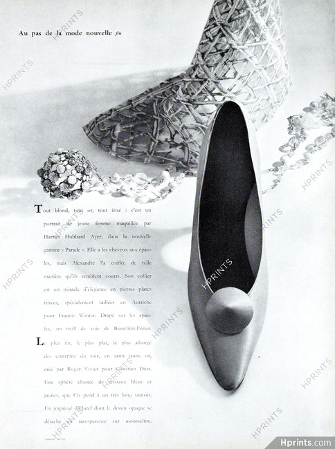 Christian Dior (Shoes) 1958 Roger Vivier, Photo Sabine Weiss