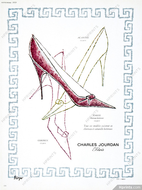 Charles Jourdan (Shoes) 1959 Palayer