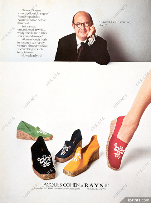 Rayne (Shoes) 1975 Jacques Cohen