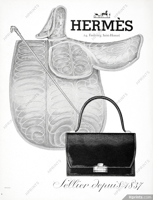 Hermès (Handbags) 1953 Saddle