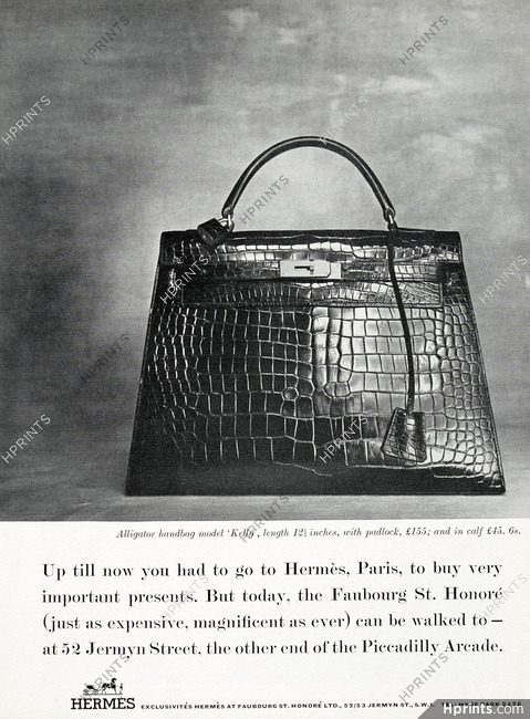 Hermès (Handbags) 1960 Alligator Kelly