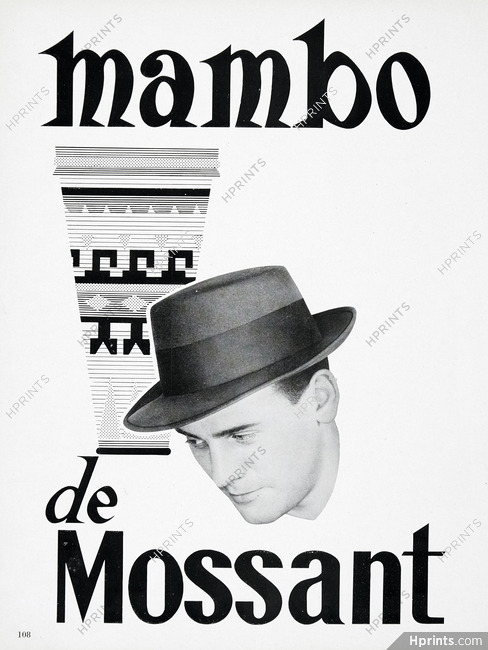 Mossant (Men's Hats) 1957 Mambo