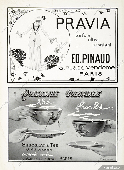 Pinaud (Perfumes) 1913 Pravia, Charles Martin