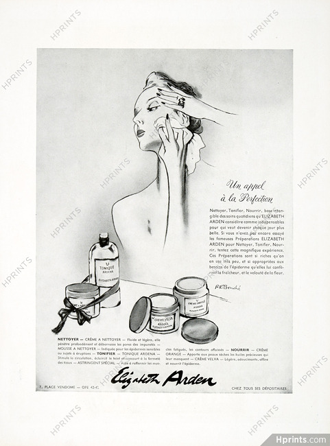 Elizabeth Arden (Cosmetics) 1951 René Bouché