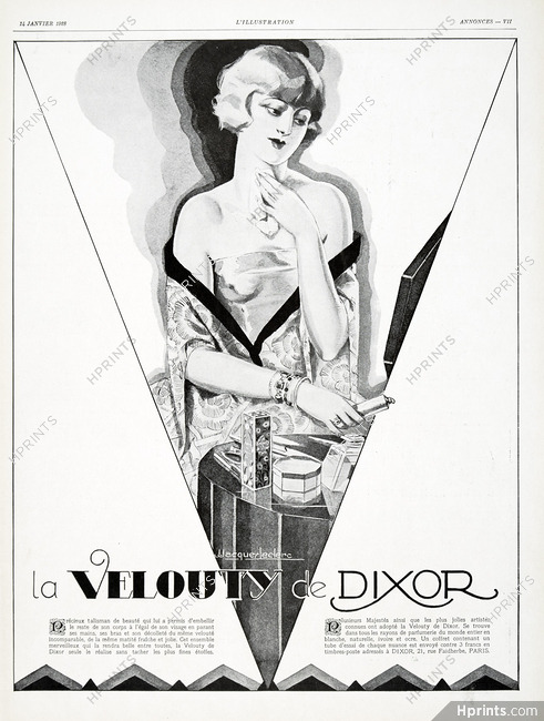 Velouty de Dixor 1928 Jacques Leclerc