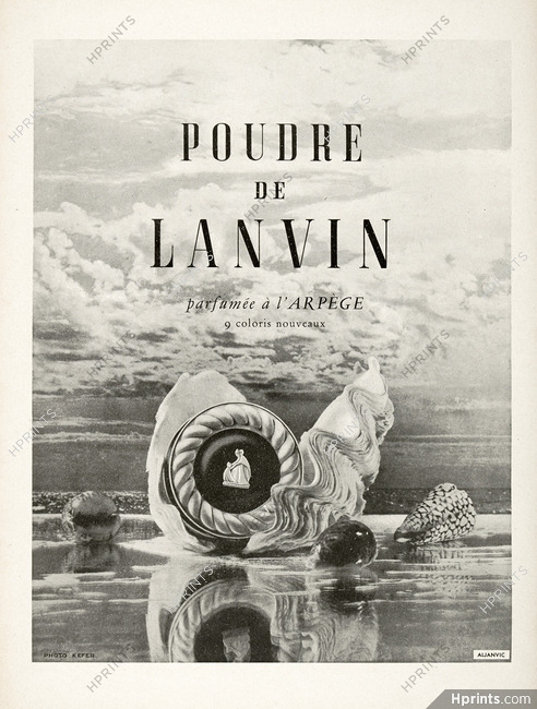 Lanvin (Cosmetics) 1949 Shell, Photo Kefer (L)